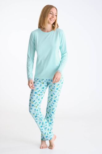 Пижама со блуза и долг долен дел »Bloomy«